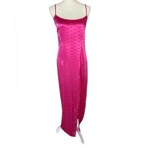 SKIMS Vibrant Pink Slip Dress